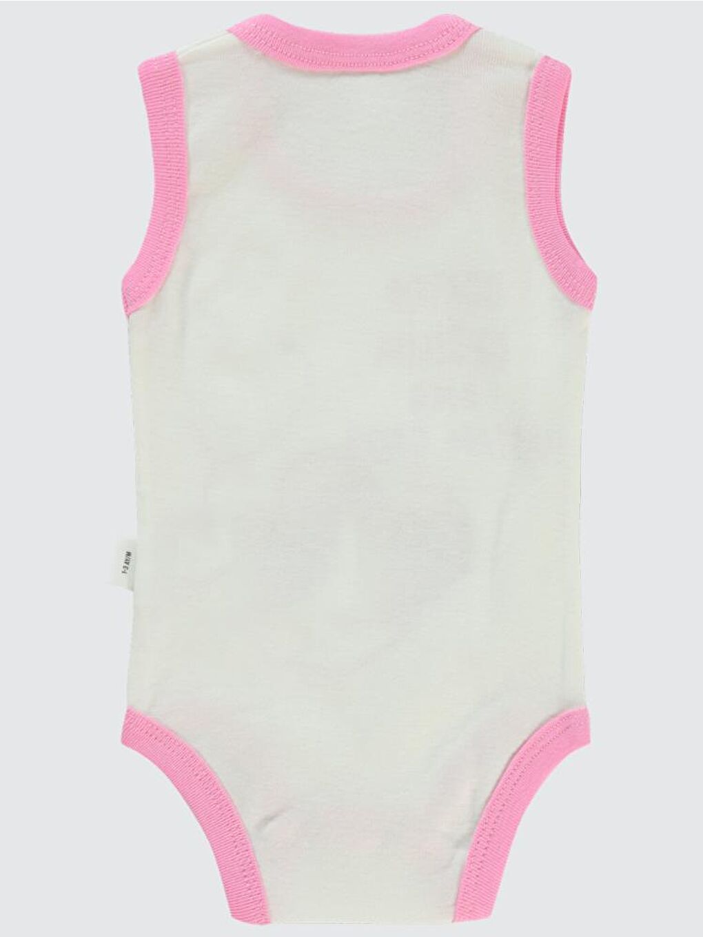 Baby Doktor Baskılı Sfr.Kol 1-36 Ay Çıtçıtlı Badi - Pembe 1-3 Ay-1