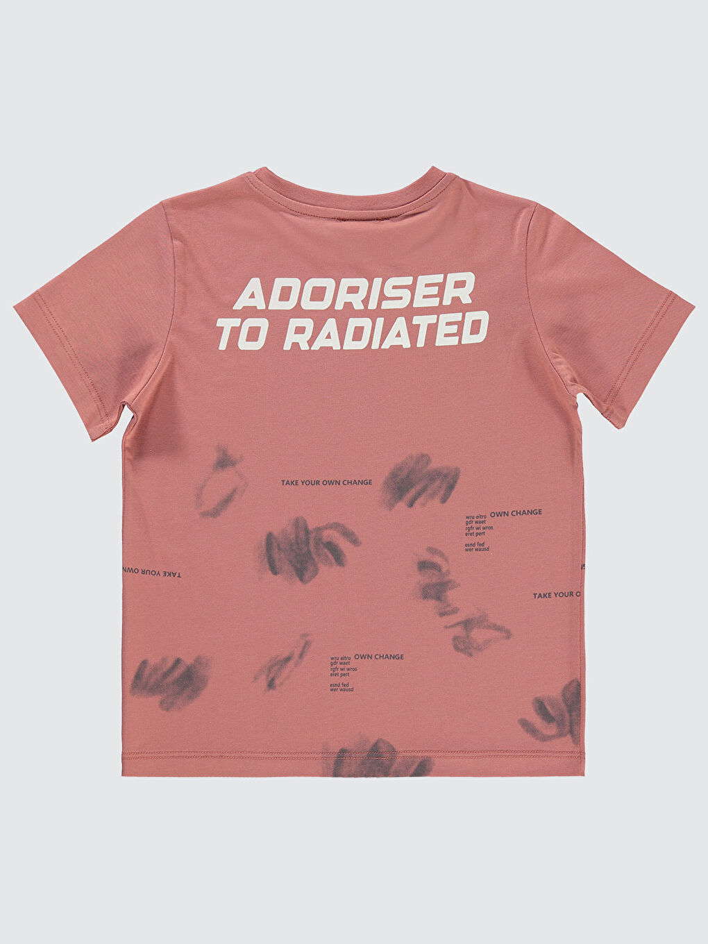 Boys Erkek Çocuk Tişört 10-13 Yaş Mercan