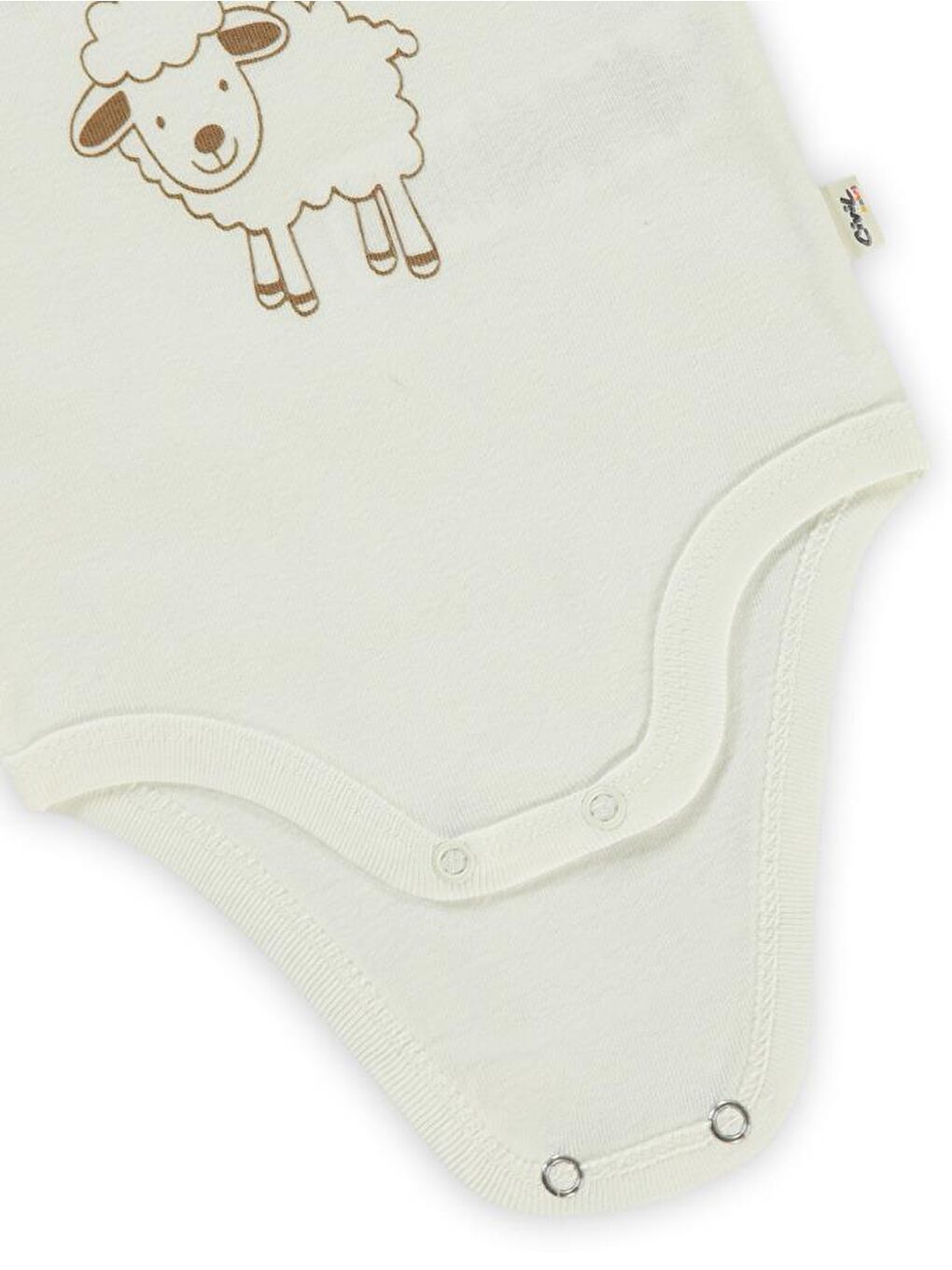 Baby Babaannesi'Nin Minik Kuzusu 1-36 Ay Çıtçıtlı Badi - Ekru 12-18 Ay-1