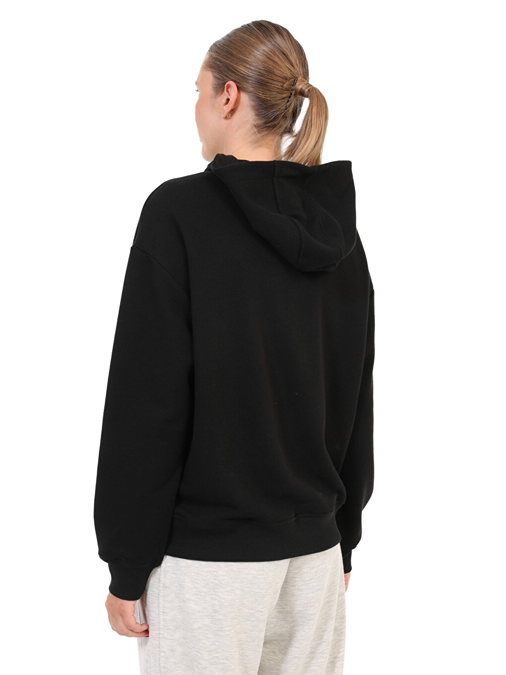 Sweatshirt Kadın Siyah Wl 17nuts-1