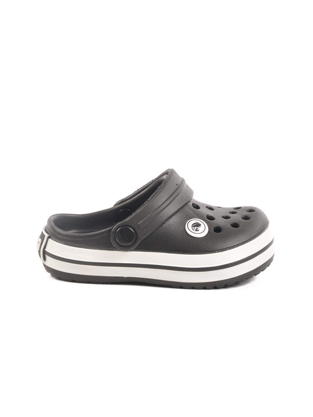 Siyah Eva Hafif Unisex Çocuk Sabo Terlik 214 P