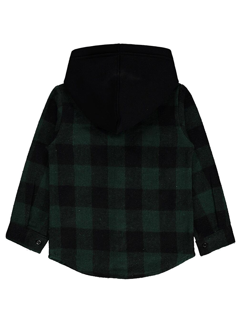 Girls Dama Desenli 6-9 Yaş Gömlek - Haki 9-10 Yaş-1