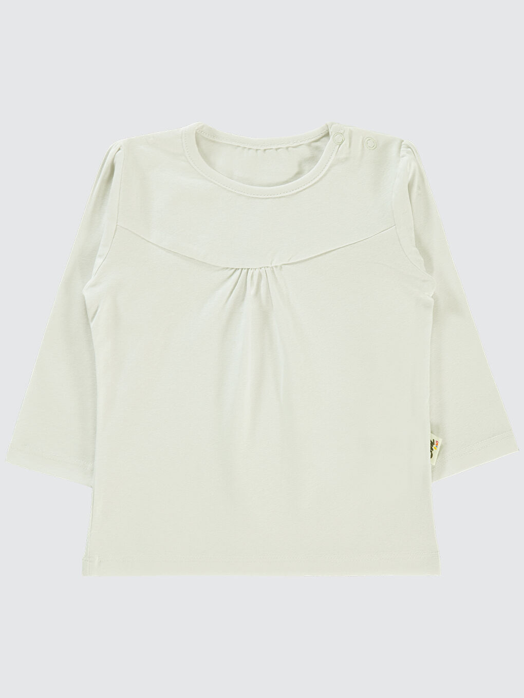 Baby Kız Bebek Penye Sweatshirt 6-18 Ay Ekru