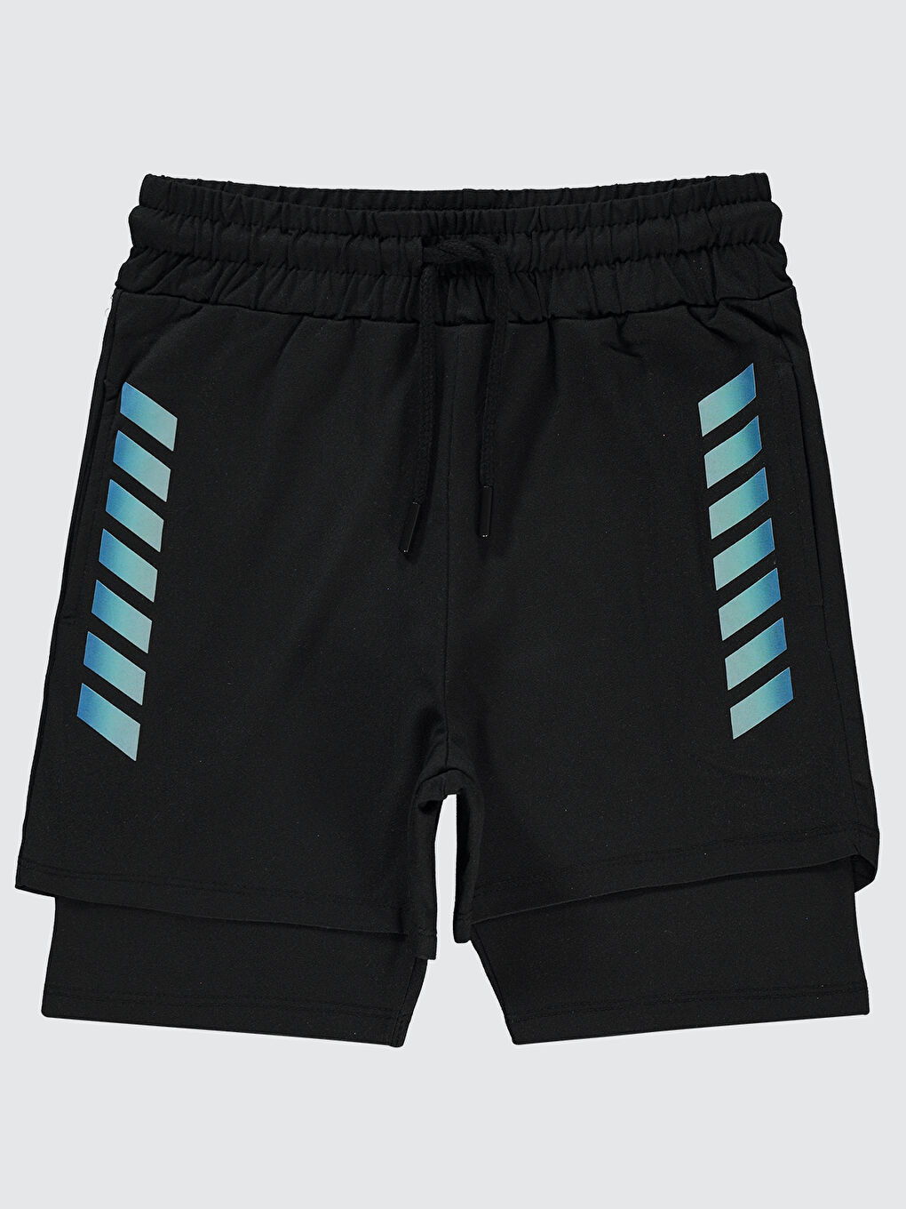 Erkek Çocuk Şort 6-9 Yaş Siyah