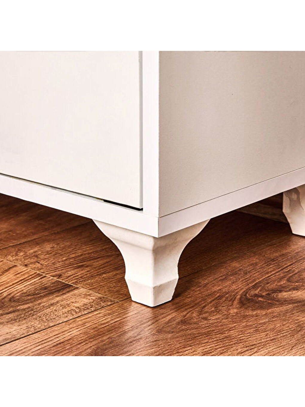 Midilli Vestiyer Portmanto - Beyaz - 57x33x90 cm-5