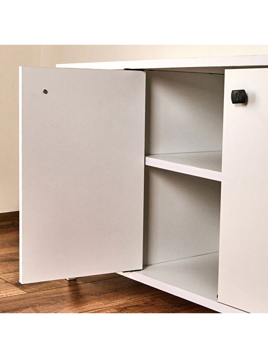 Midilli Vestiyer Portmanto - Beyaz - 57x33x90 cm-8