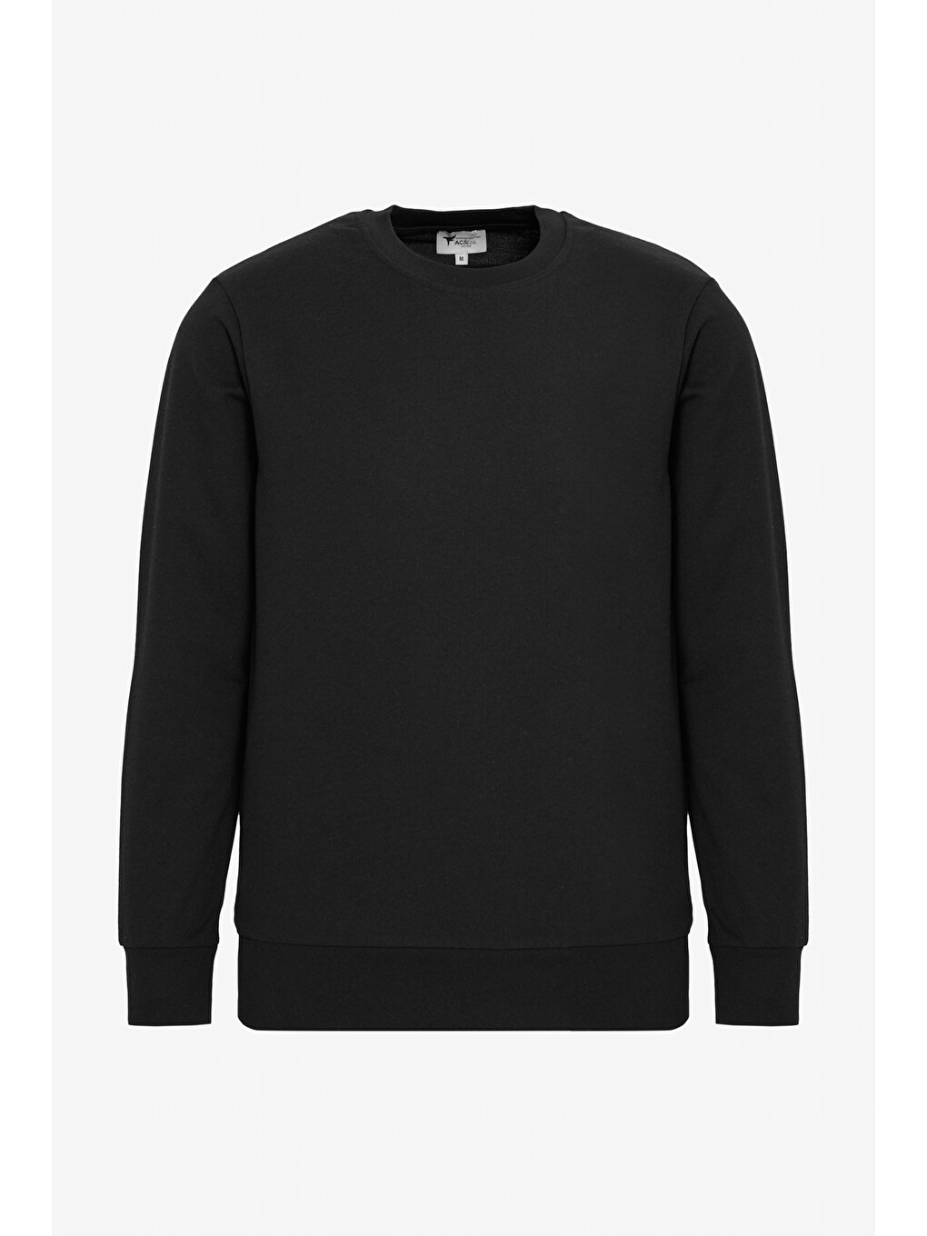 Erkek Lacivert-siyah 2'li Paket Pamuklu Standart Fit Normal Kesim Bisiklet Yaka Sweatshirt