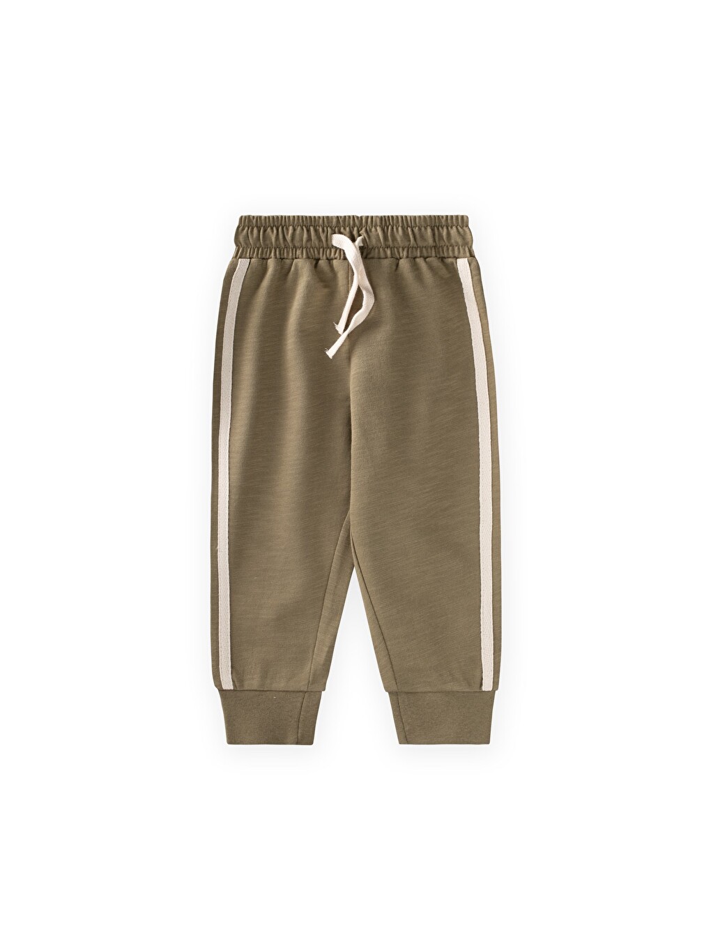 Yeşil Şerit Detaylı Eşofman 1-10 Yaş Olive