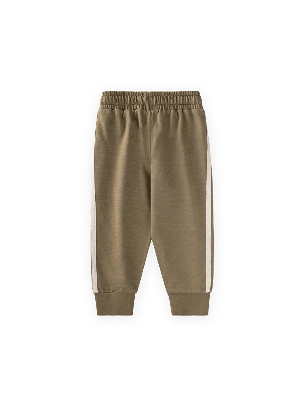Yeşil Şerit Detaylı Eşofman 1-10 Yaş Olive-1