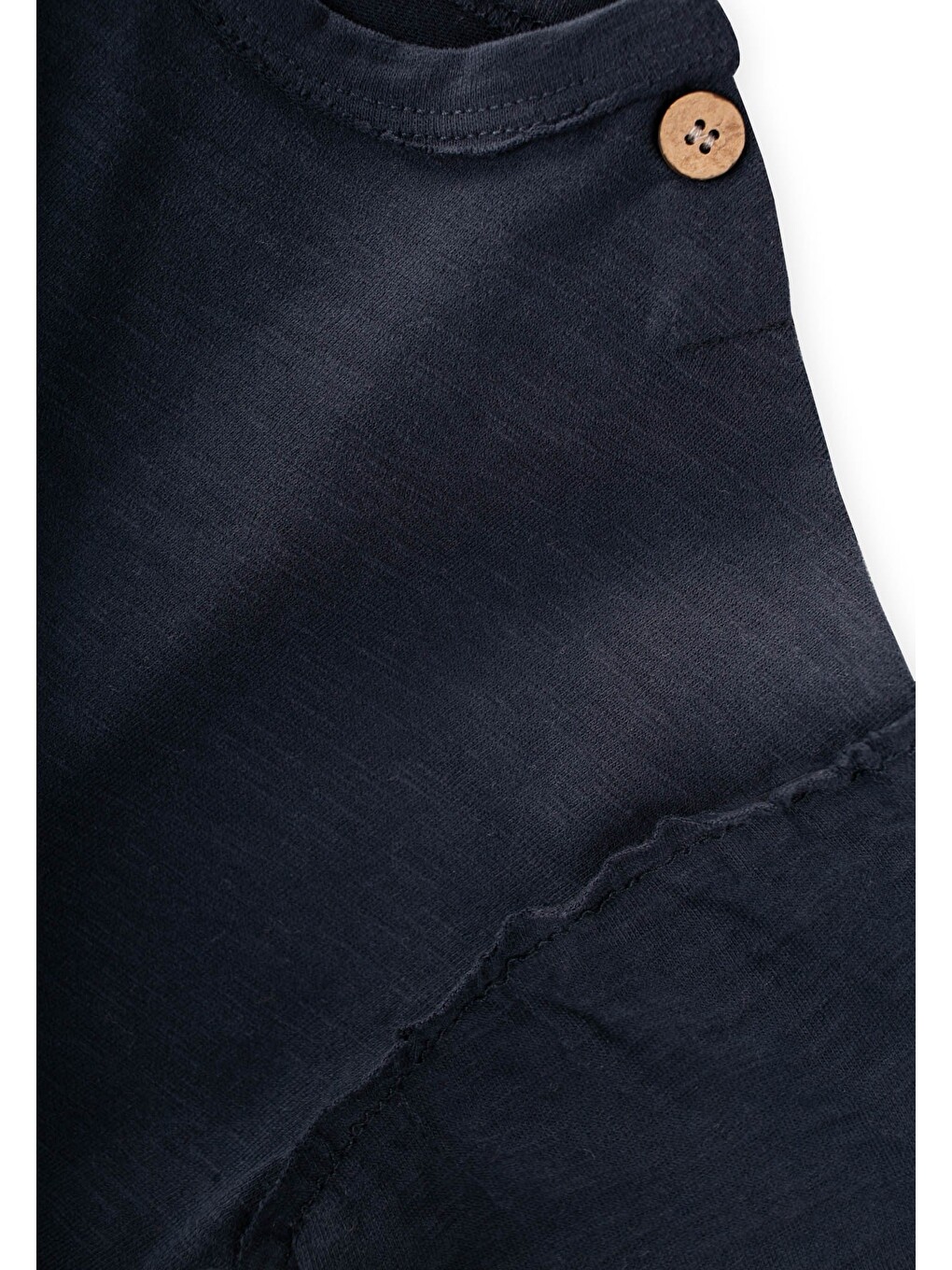 Kadife Pantolonlu T-shirt Takım 1-7 Yaş Lacivert-2