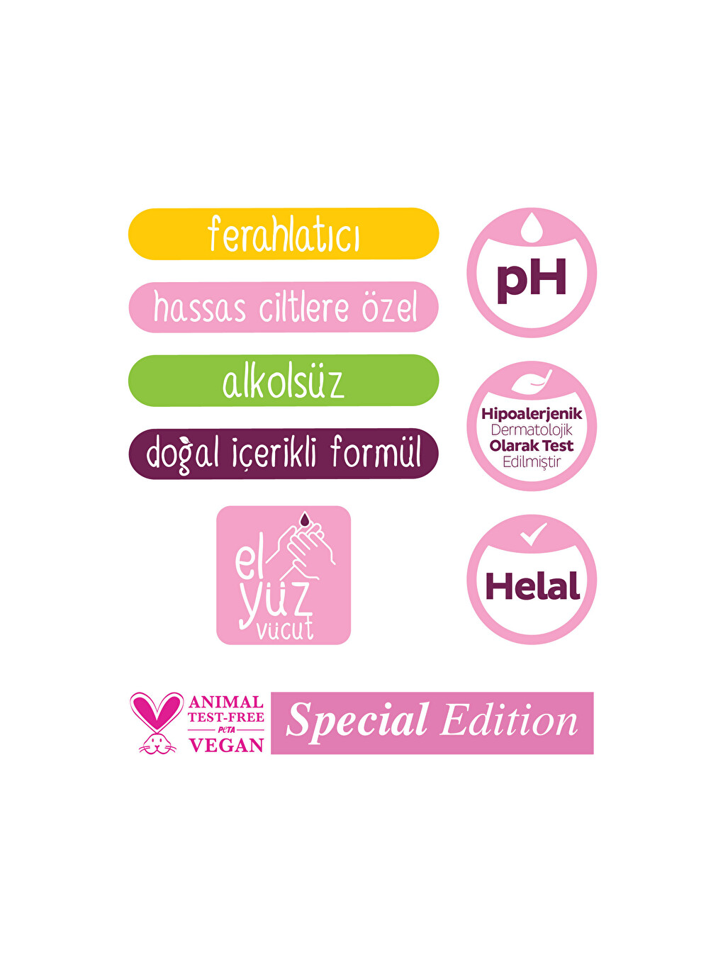 Floral Kişisel Bakım Havlusu 3x100 (300 Yaprak) + Çanta Boy 3x25 (75 Yaprak)-3