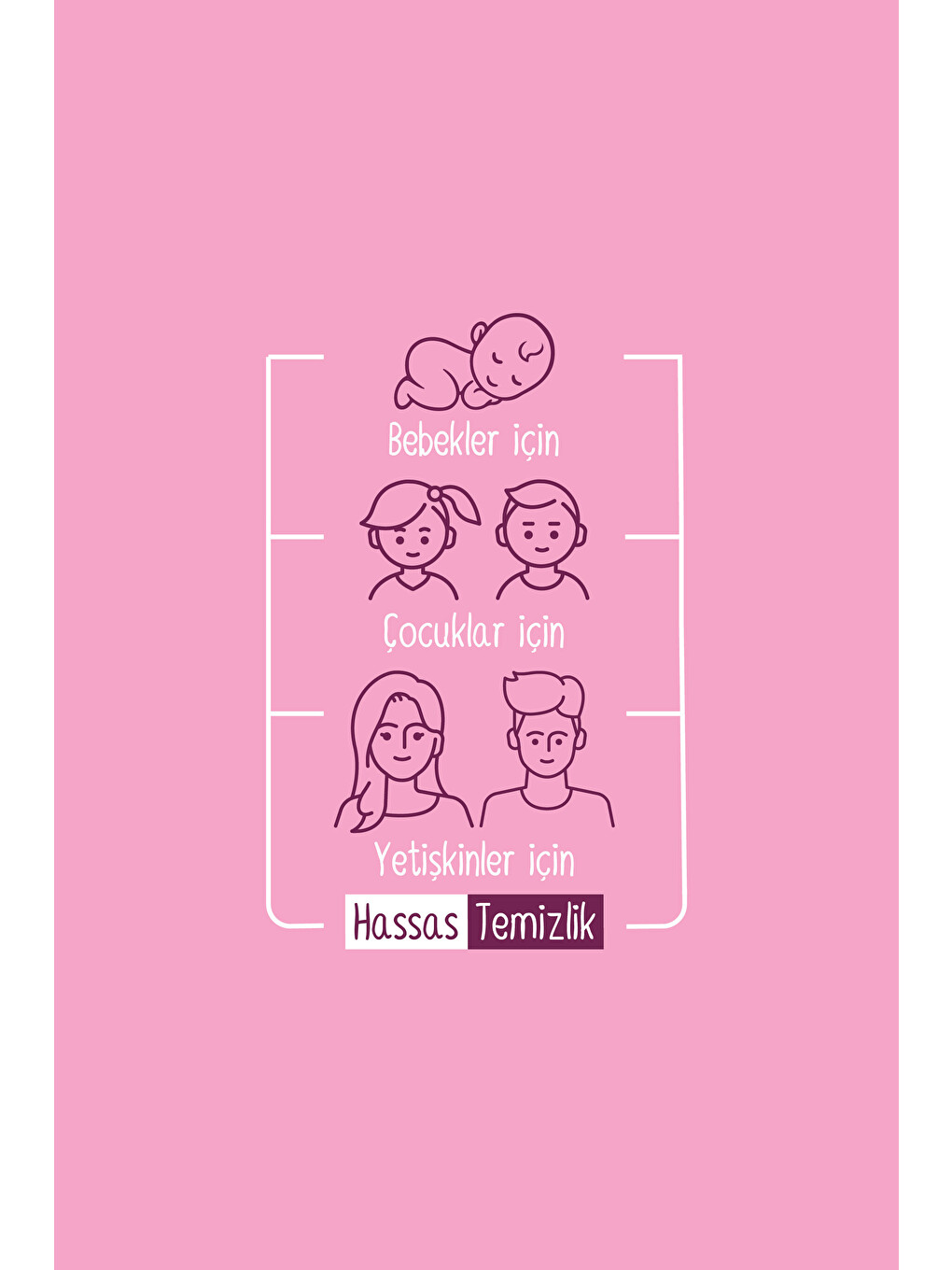 Floral Kişisel Bakım Havlusu 3x100 (300 Yaprak) + Çanta Boy 3x25 (75 Yaprak)-4
