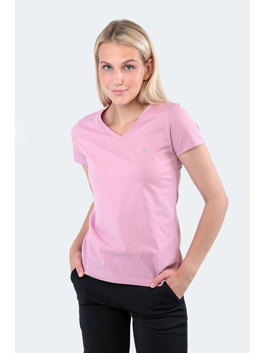 SLAZENGER Pembe REBELL I Kadın T-Shirt Pembe