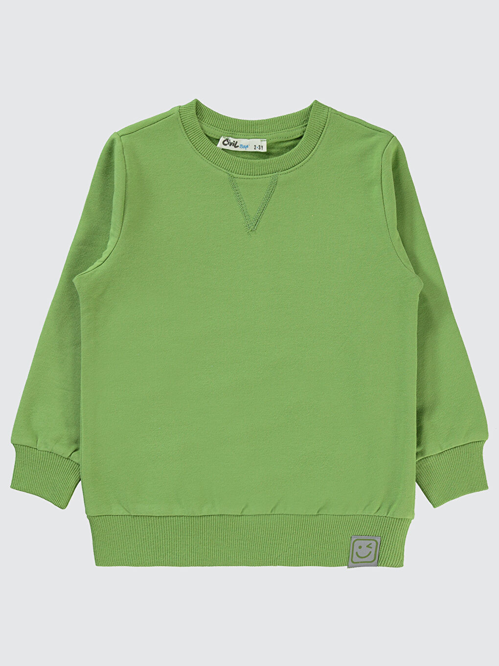 Erkek Çocuk Sweatshirt 2-5 Yaş Açık Haki