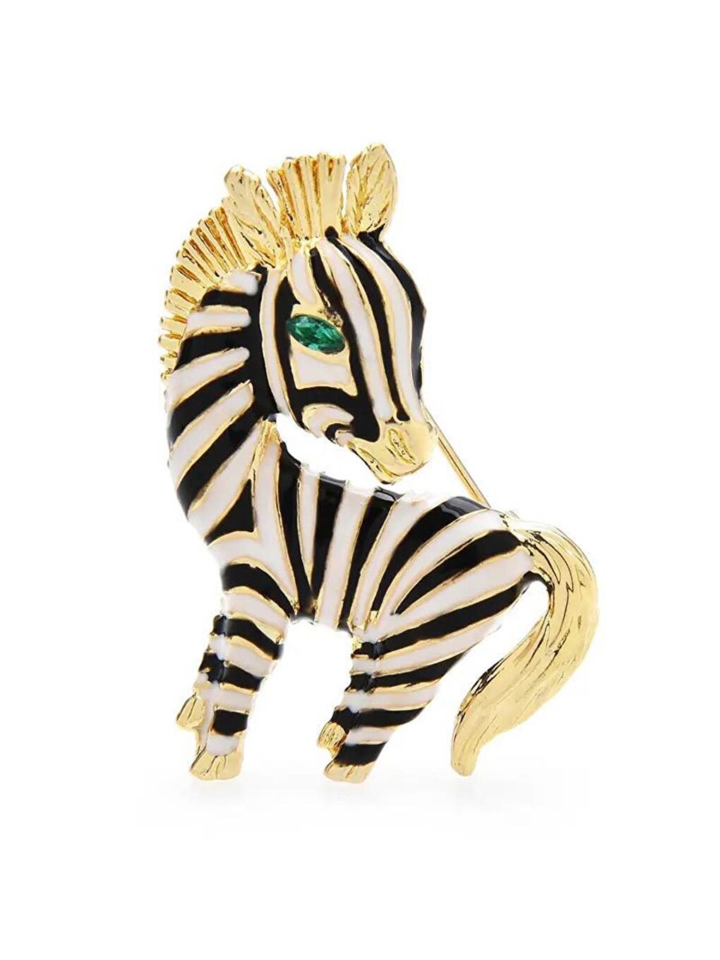 Karışık Zebra Broş