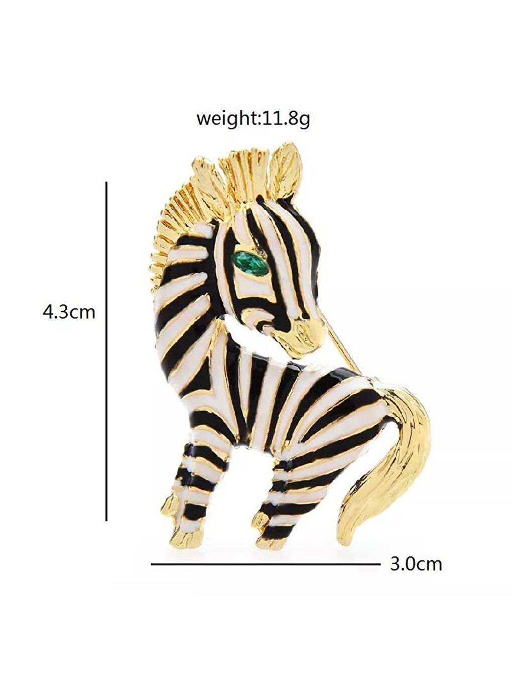 Karışık Zebra Broş-1