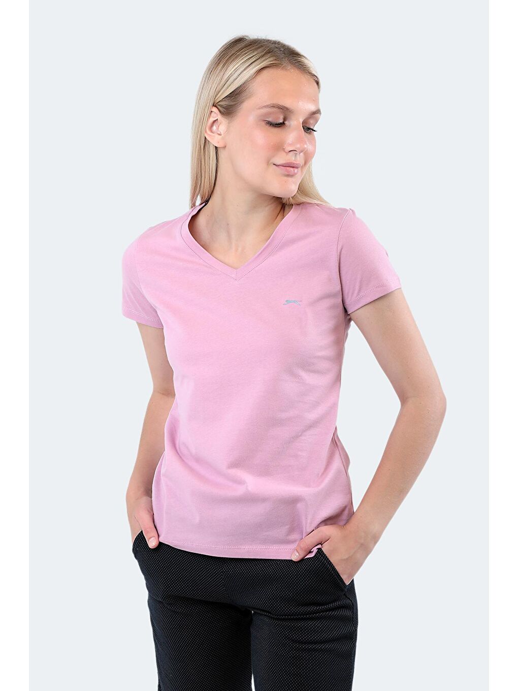 SLAZENGER Pembe REBELL I Kadın T-Shirt Pembe - 2