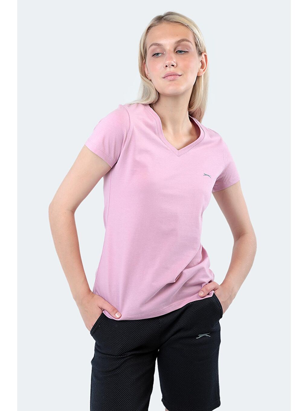 SLAZENGER Pembe REBELL I Kadın T-Shirt Pembe - 3