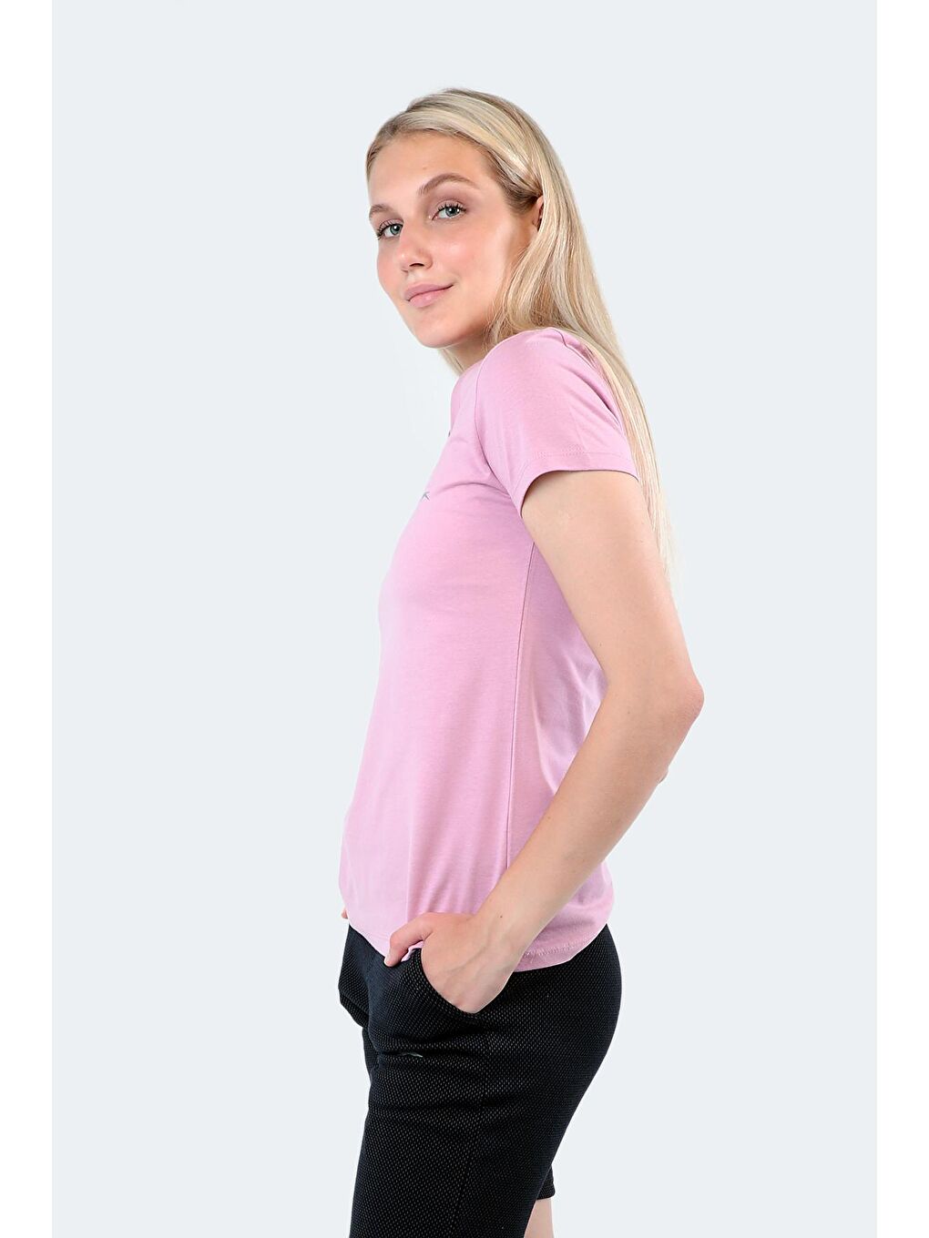 SLAZENGER Pembe REBELL I Kadın T-Shirt Pembe - 4