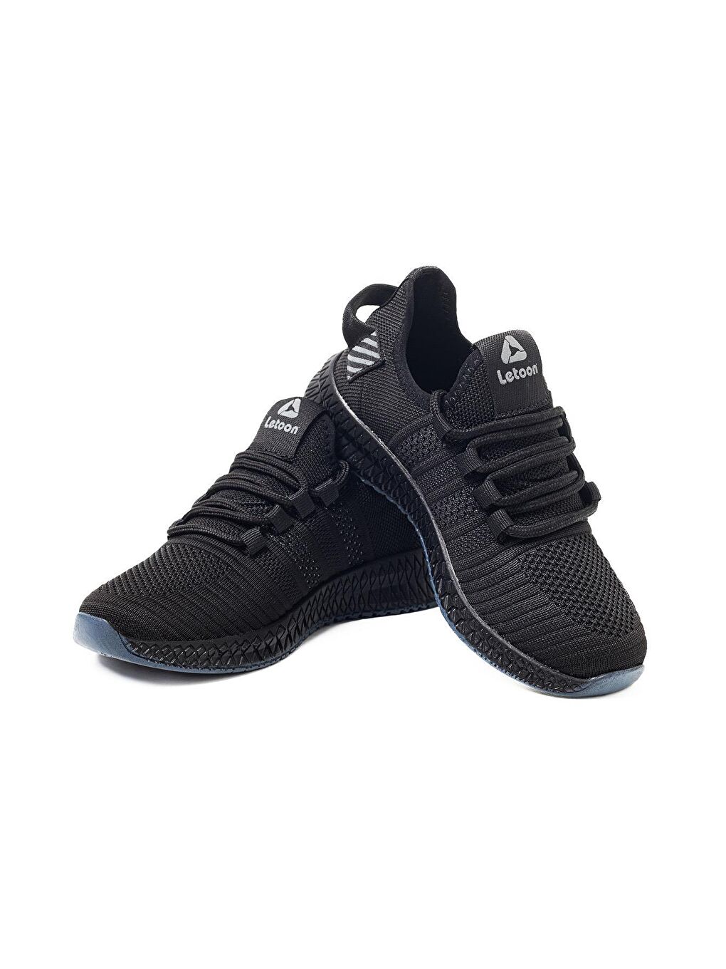 Siyah Bağcıklı Erkek Spor Ayakkabı  2103 Sneaker-1