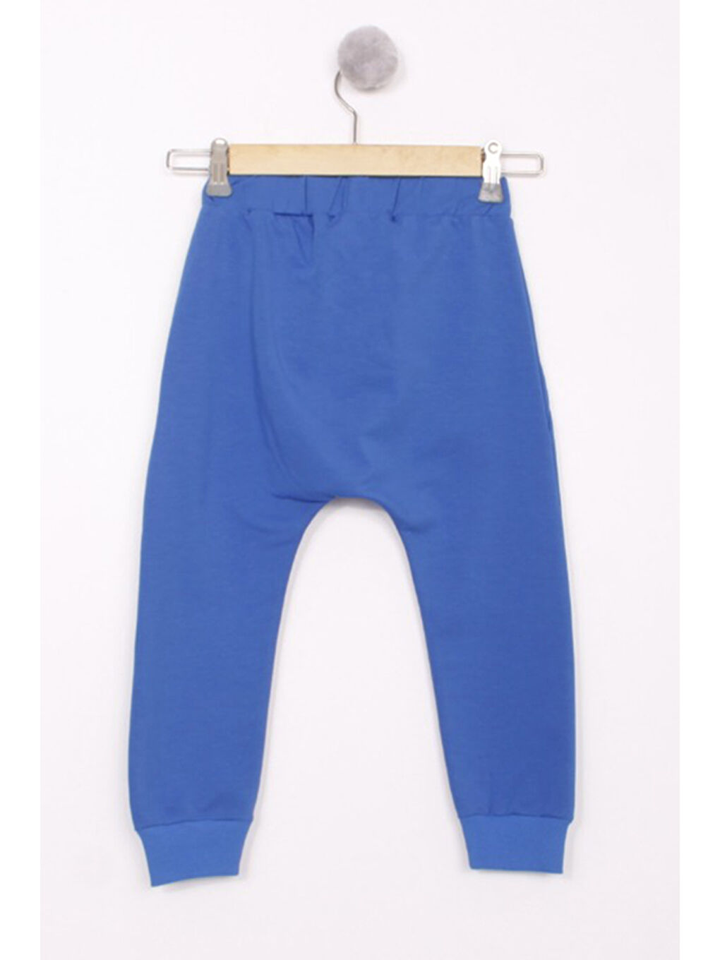 Mavi Erkek Çocuk Şalvar Detaylı Eşofman Alt-1