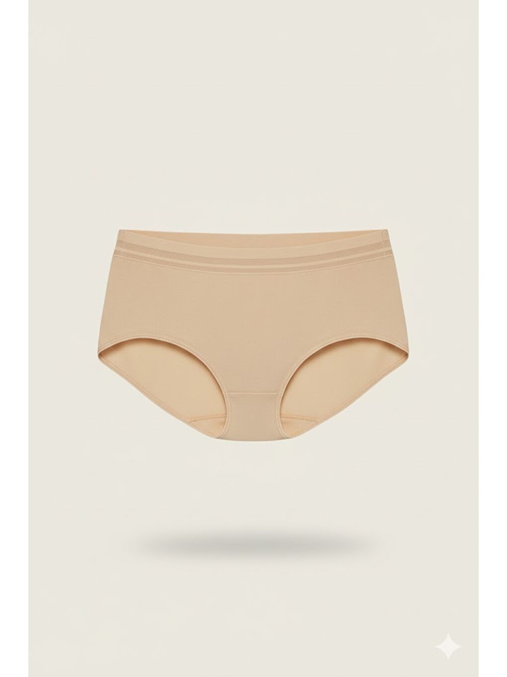 Bej C17025 Dikişsiz Düşük Bel İnce Slip Korse Ten