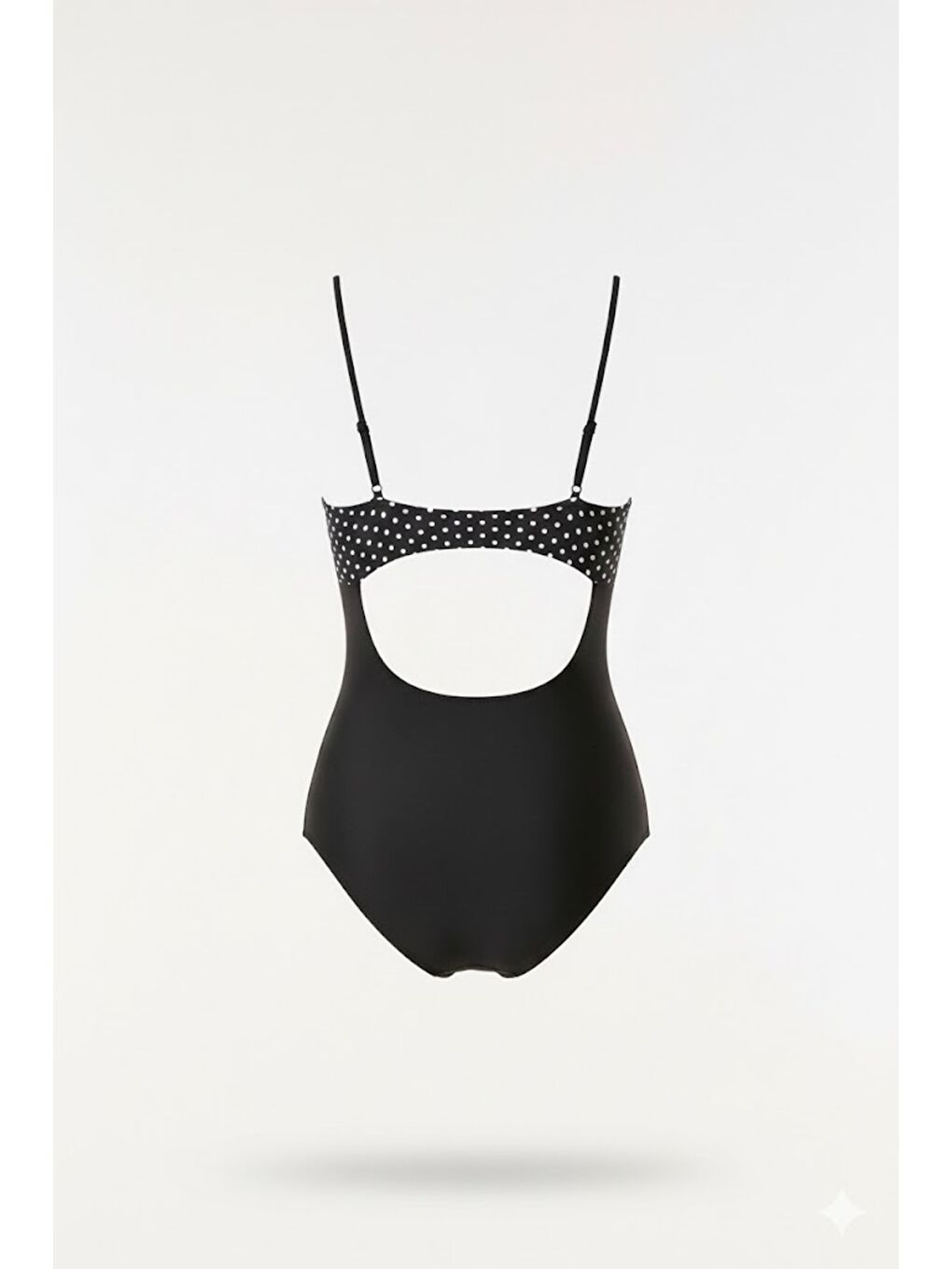 İnce Askılı Kaplı Mayo 7507 Siyah-1