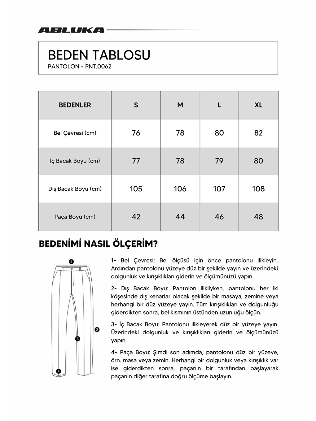 ablukaonline Gri Beli Lastikli Baggy Pantolon Gri - 2