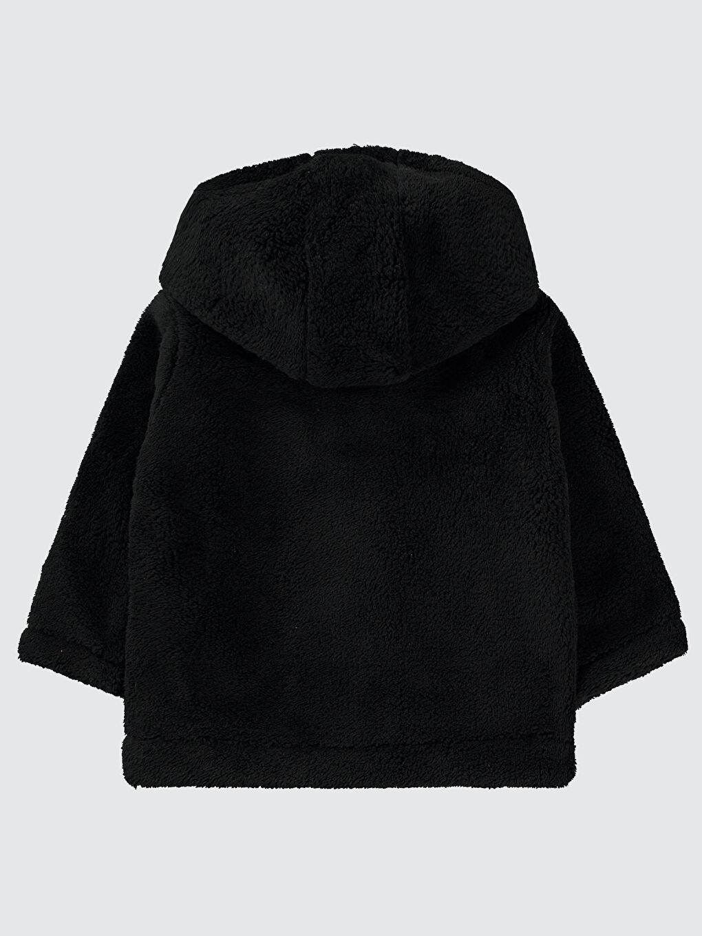 Bebek Kapüşonlu Hırka 6 18 Ay Siyah-1