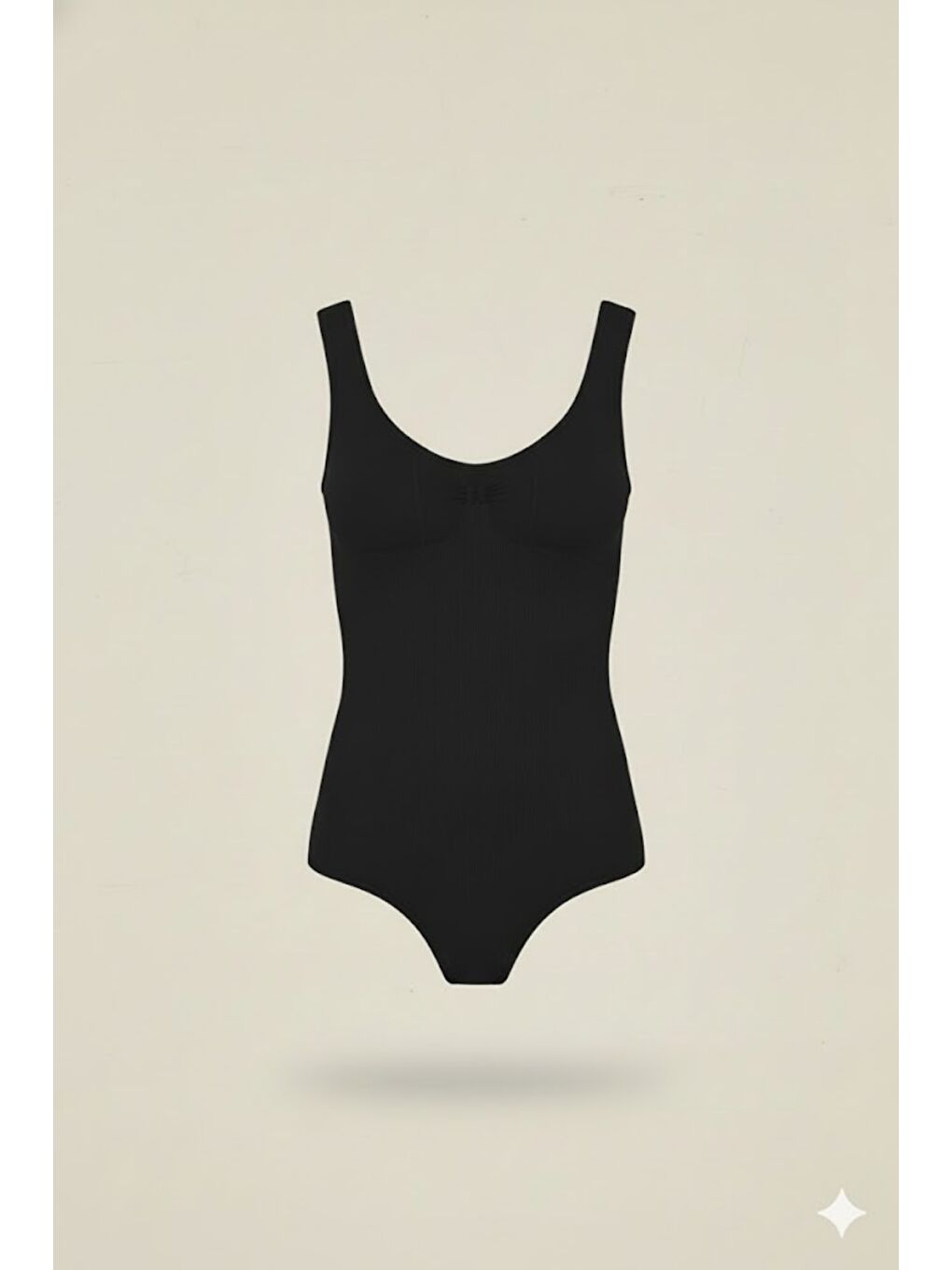 C11924 Kalın Askılı Çıtçıtlı Body Siyah