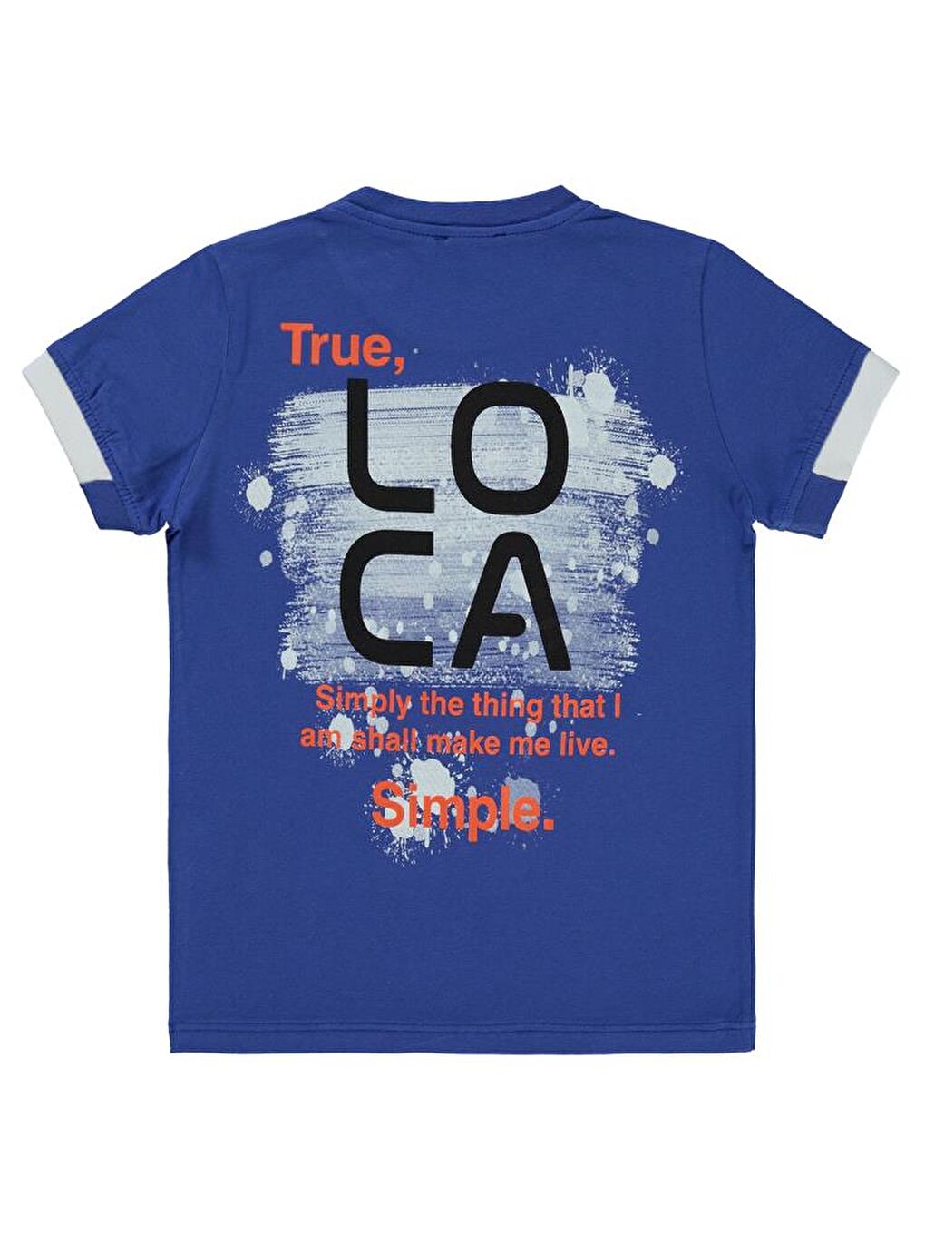 Mavi Boys Loca Baskılı 6-9 Yaş Tişört