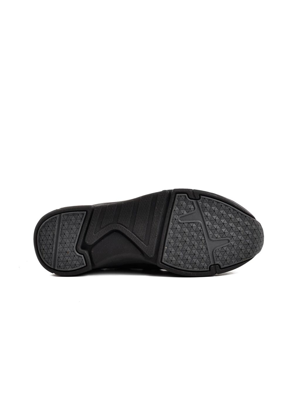 Siyah Hakiki Deri Erkek Casual Ayakkabı 23410-4