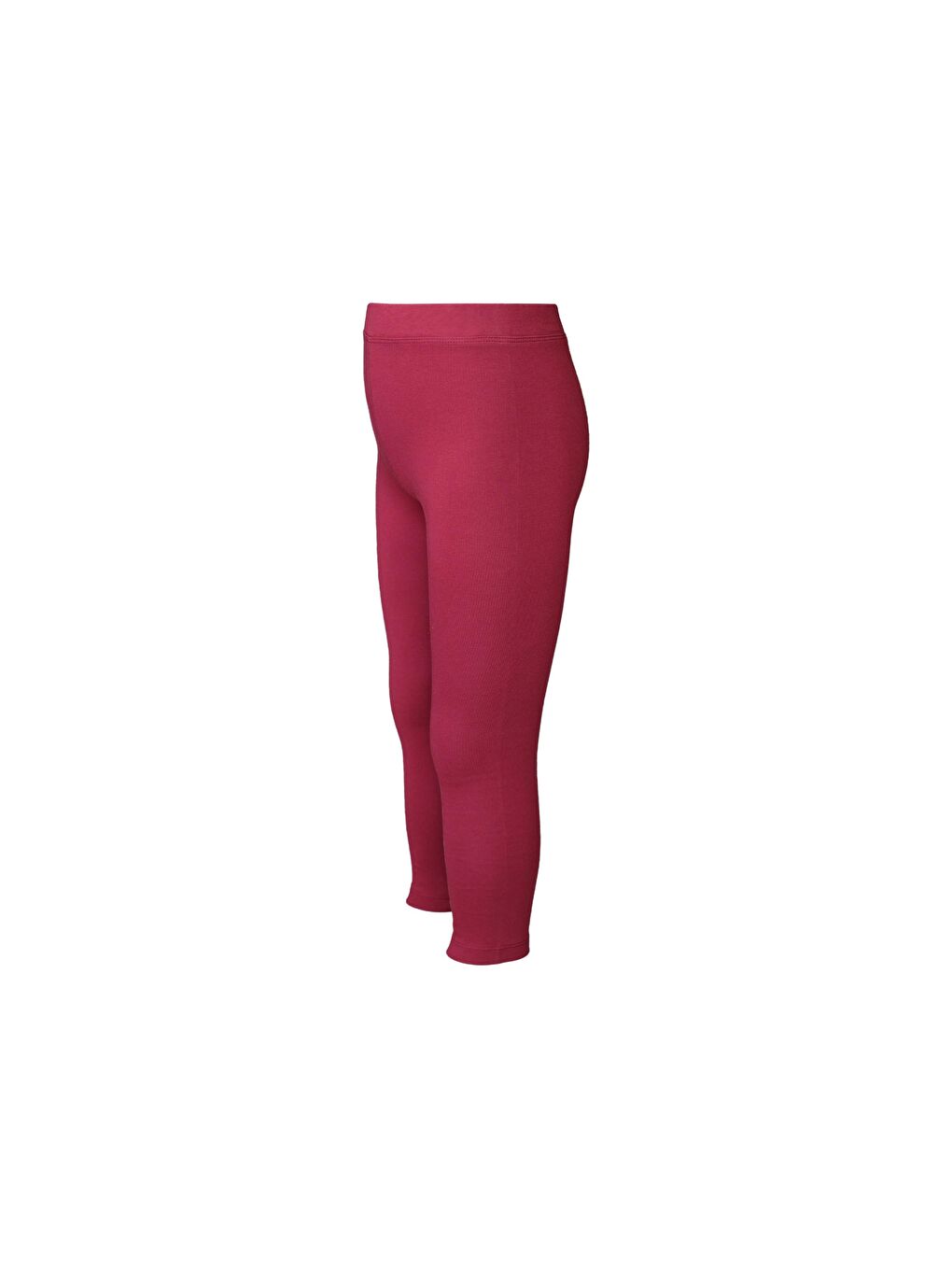 Lovetti Bordo Kız Çocuk Kışlık Tam Boy Düz Basıc Tayt - 1