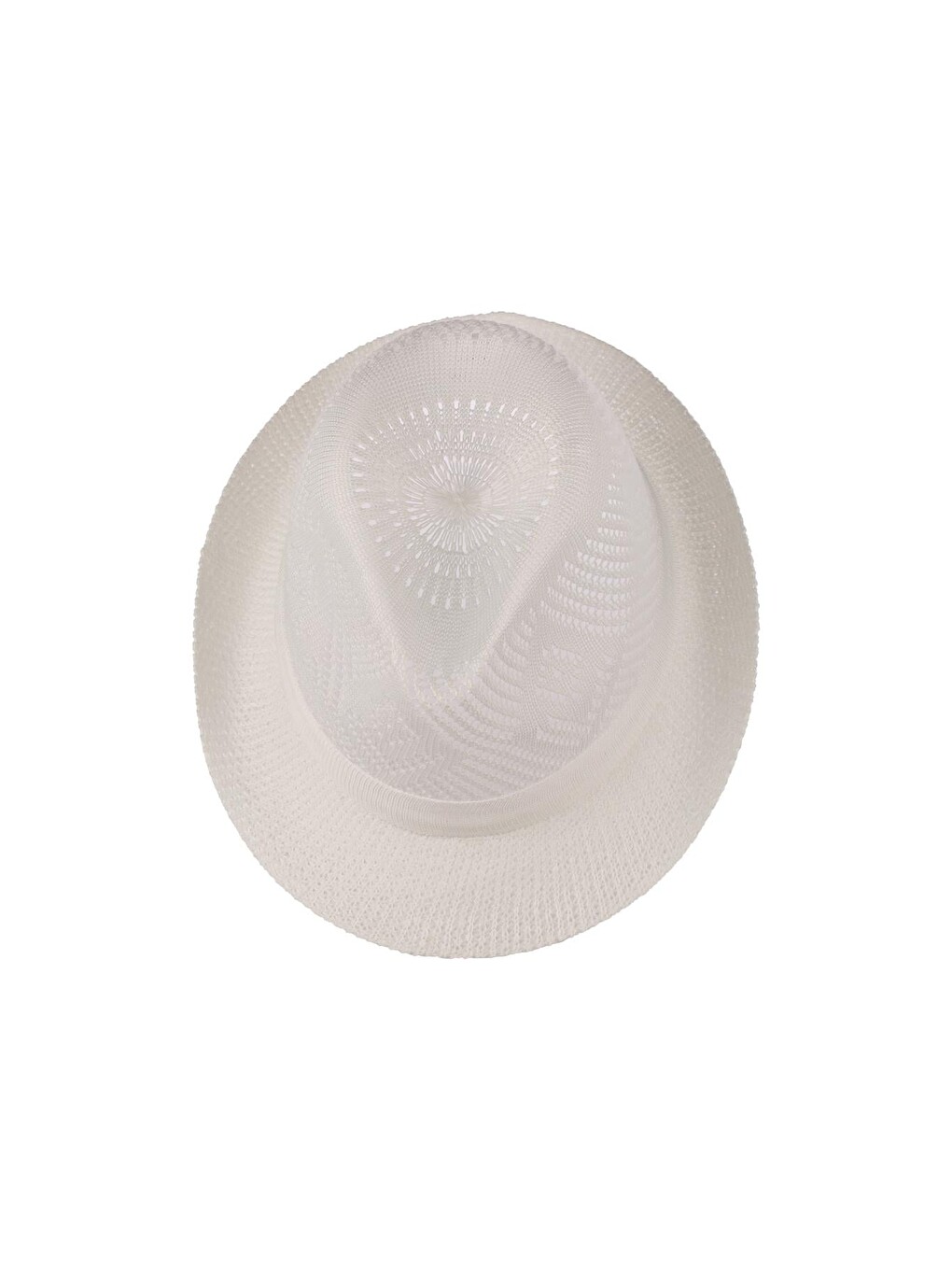Erkek Merserize Fötr Şapka T25750-04 Beyaz-1