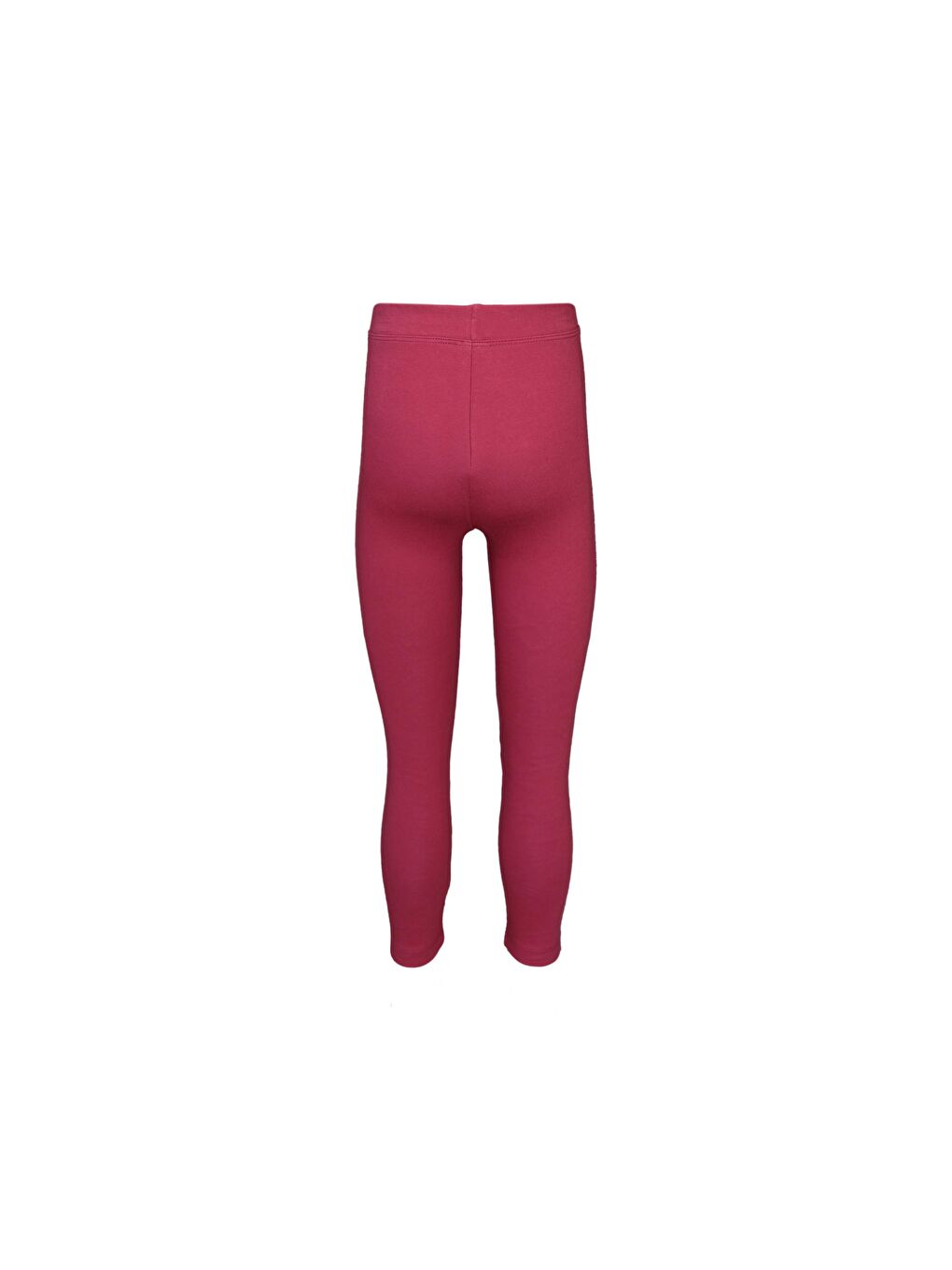 Lovetti Bordo Kız Çocuk Kışlık Tam Boy Düz Basıc Tayt - 3
