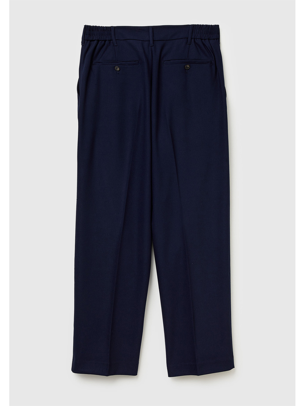 Erkek Lacivert Viskoz Karışımlı Beli İpli Regular Fit Chino Pantolon-3