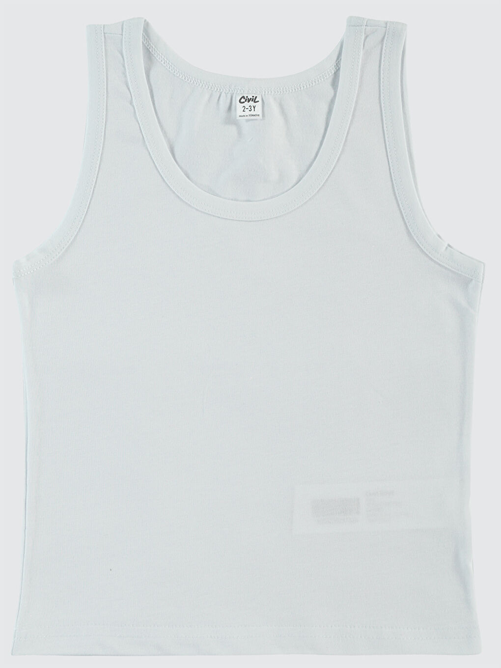 Boys Erkek Çocuk 2'li Atlet Set 2-10 Yaş Yeşil-Beyaz-1