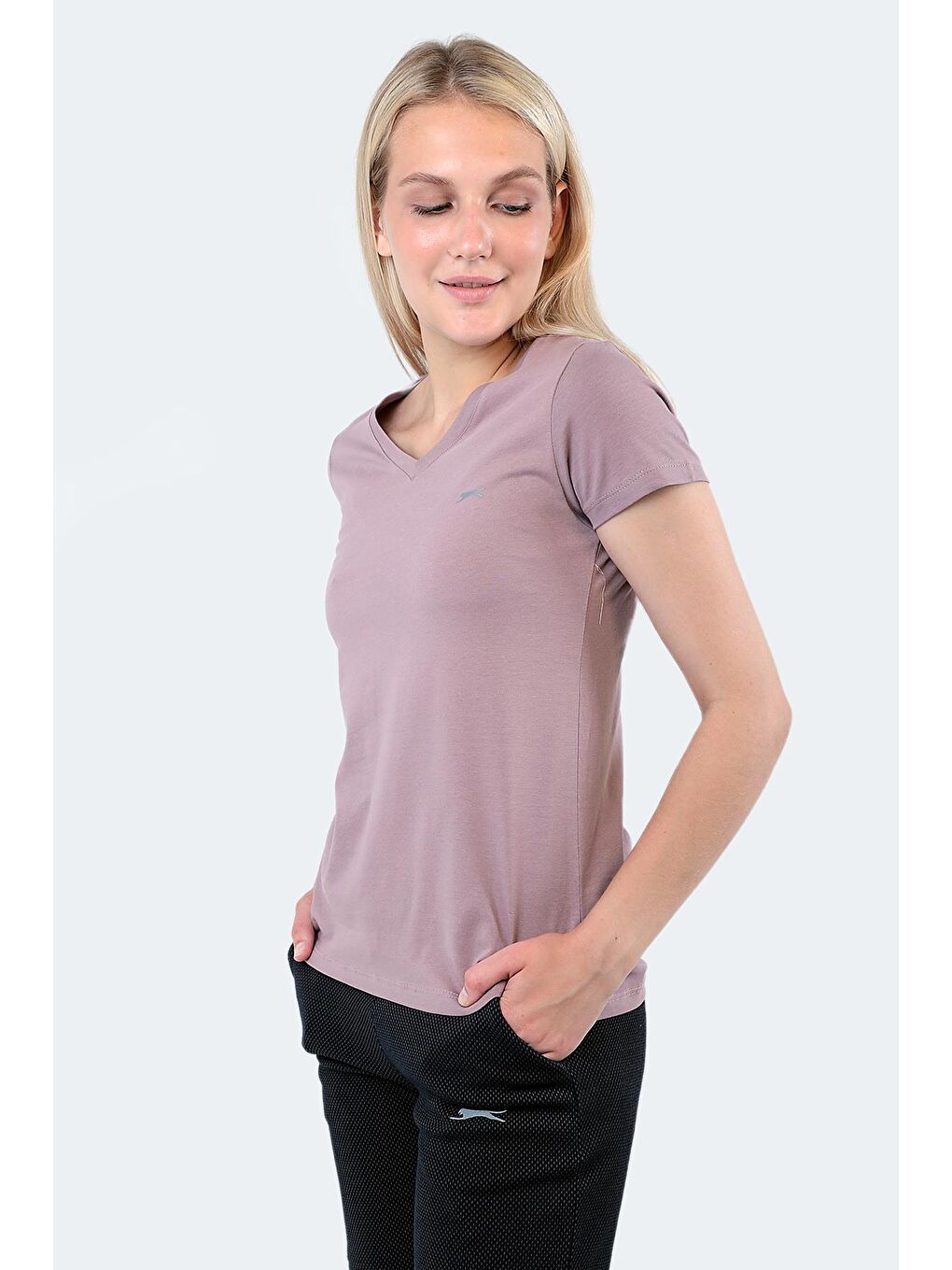 REBELL I Kadın Tişört Mor-2