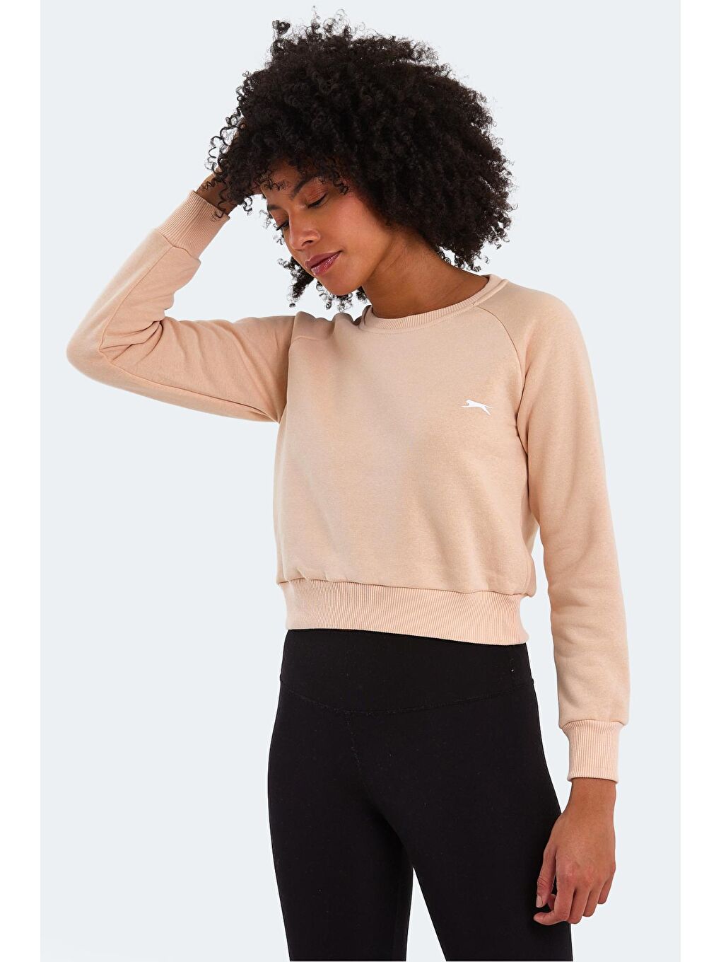 SLAZENGER Bej KAITO Kadın Sweatshirt Bej - 3