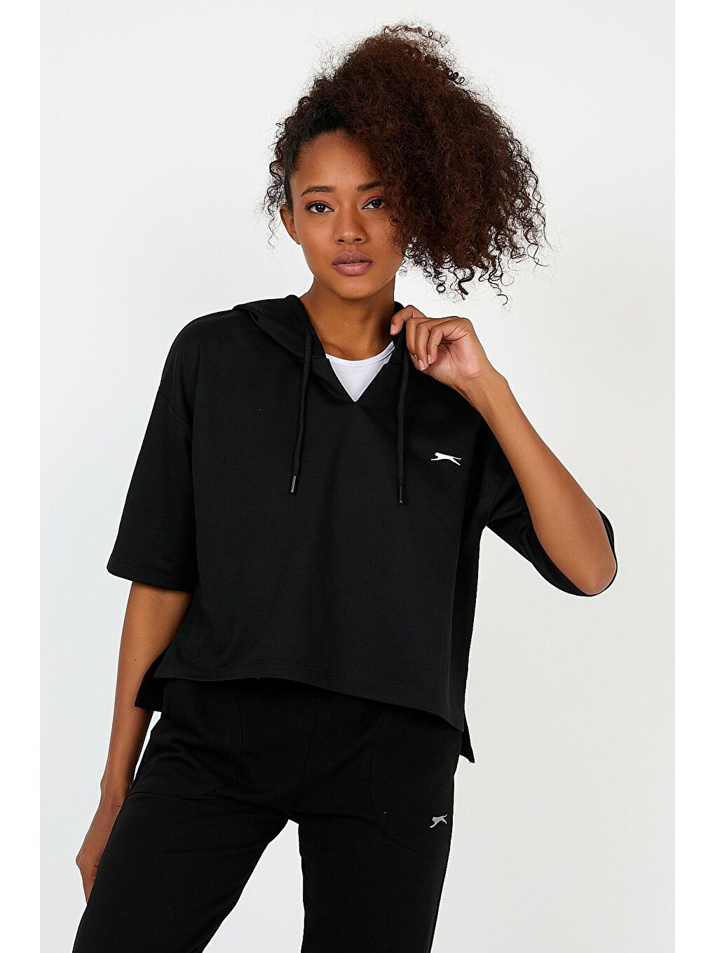 GOLYAT Kadın Sweatshirt Siyah