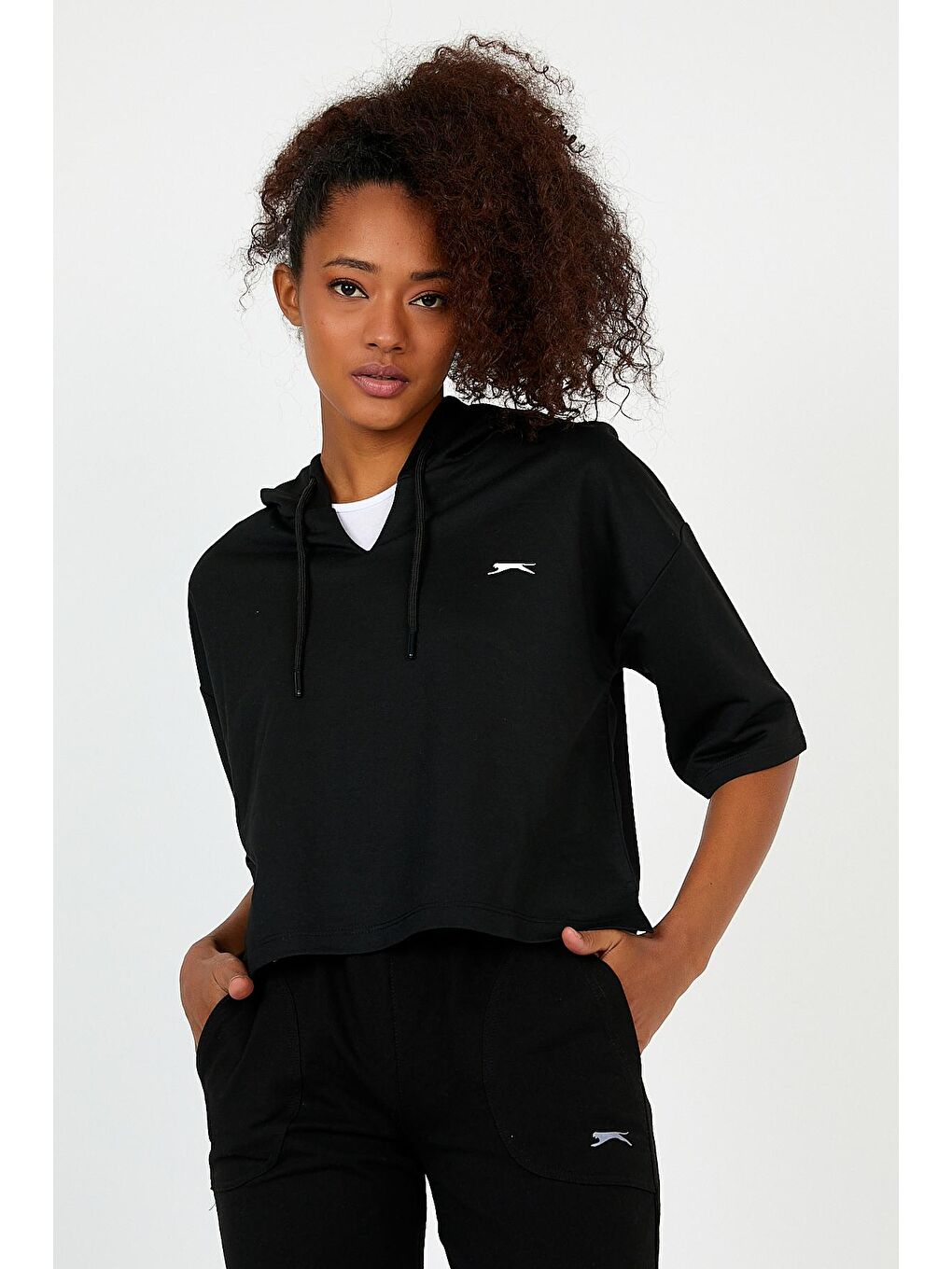 GOLYAT Kadın Sweatshirt Siyah-1