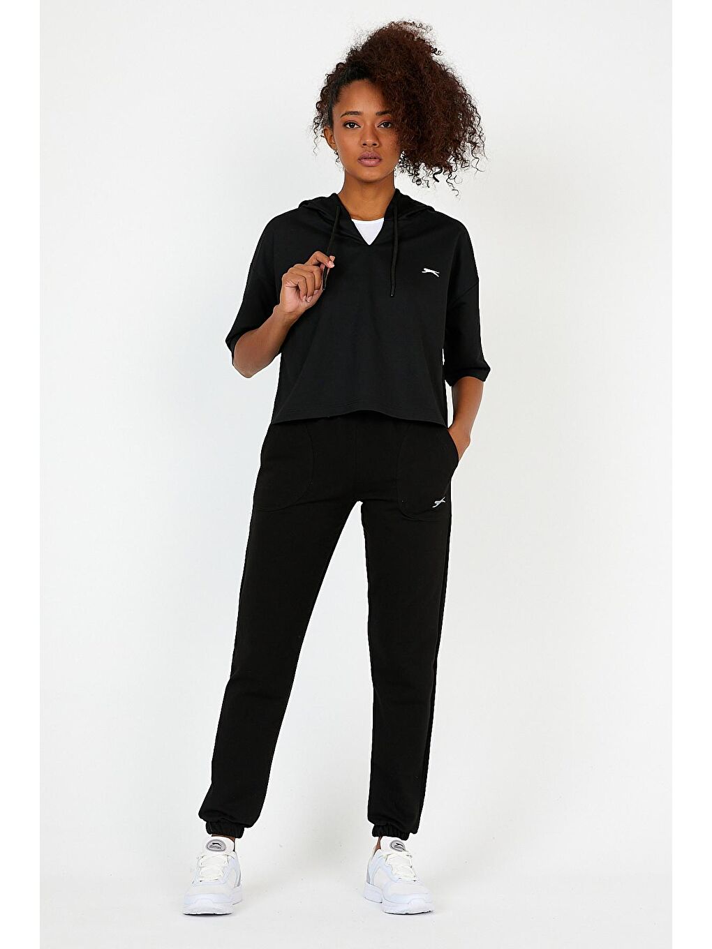 GOLYAT Kadın Sweatshirt Siyah-4