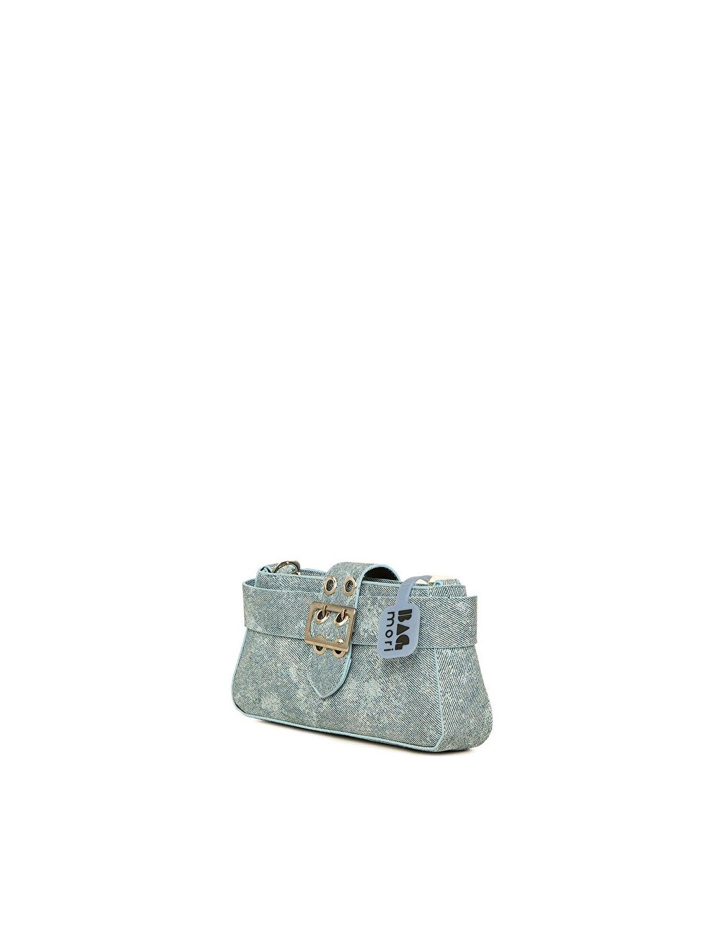 Mavi Kemer Detaylı Mini Baget-1