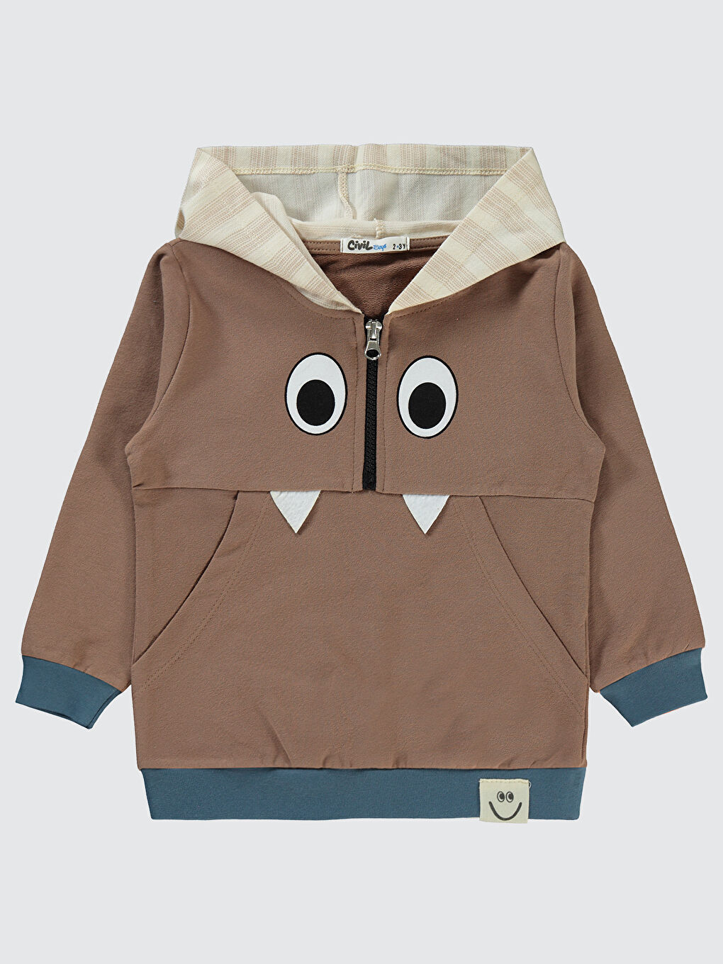 Erkek Çocuk Sweatshirt 2-5 Yaş İndigo