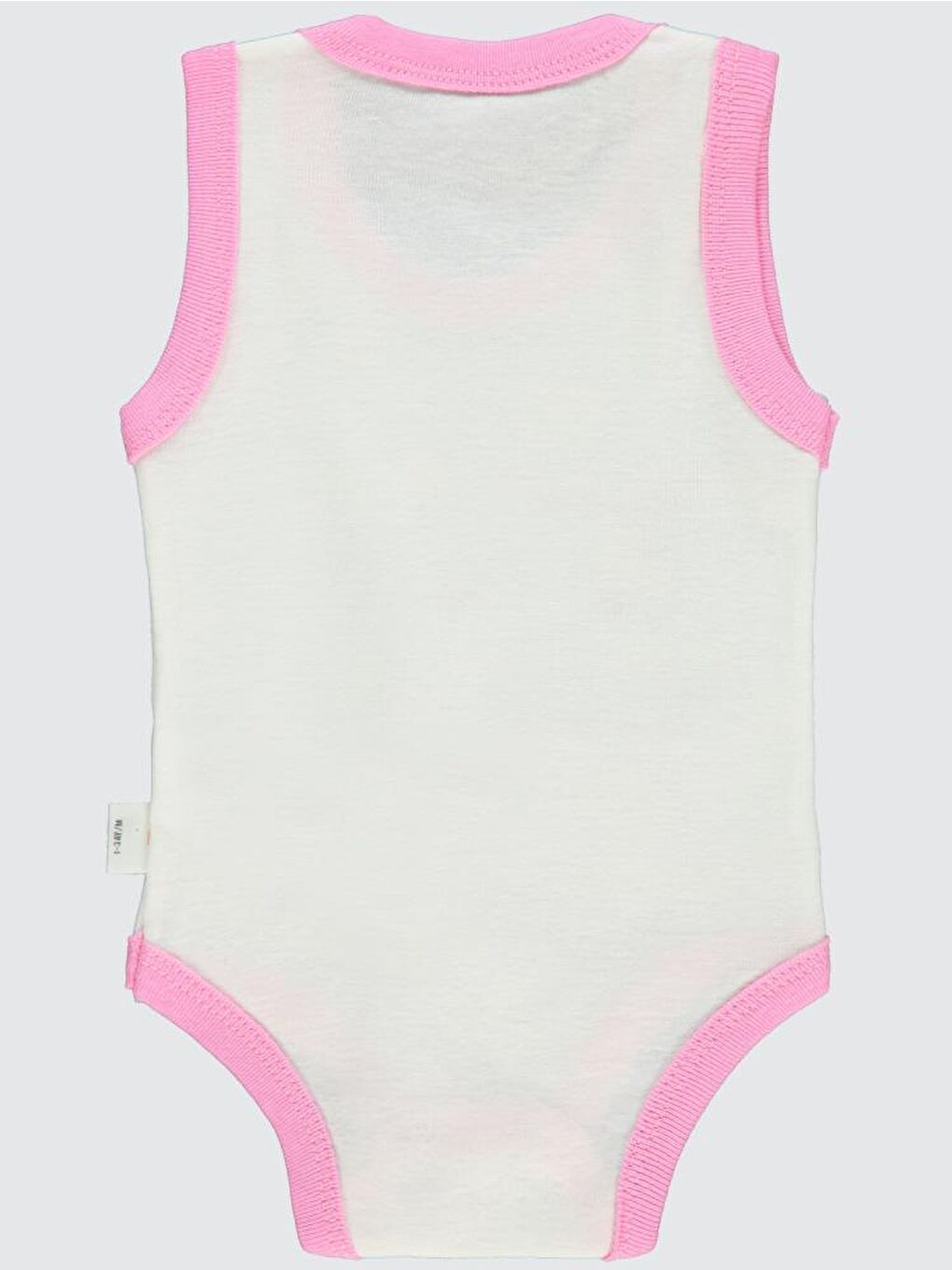 Baby Akıllı Olun Baskılı Sfr.Kol1-36 Ay Çıtçıtlı Badi - Pembe 1-3 Ay-1