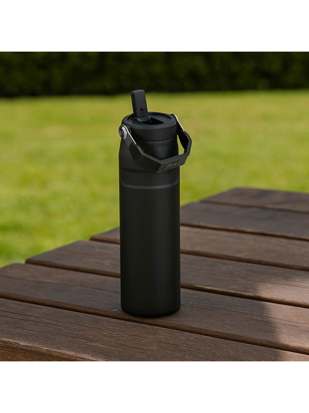 Siyah Termos The Ice Flow Bottle Flip Straw Black - 700 ml-3