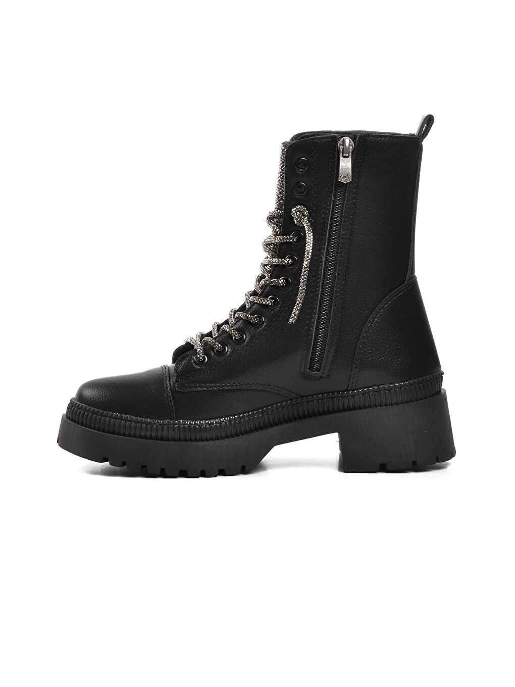 378085 Siyah İçi Polarlı Kadın Postal Bot-1