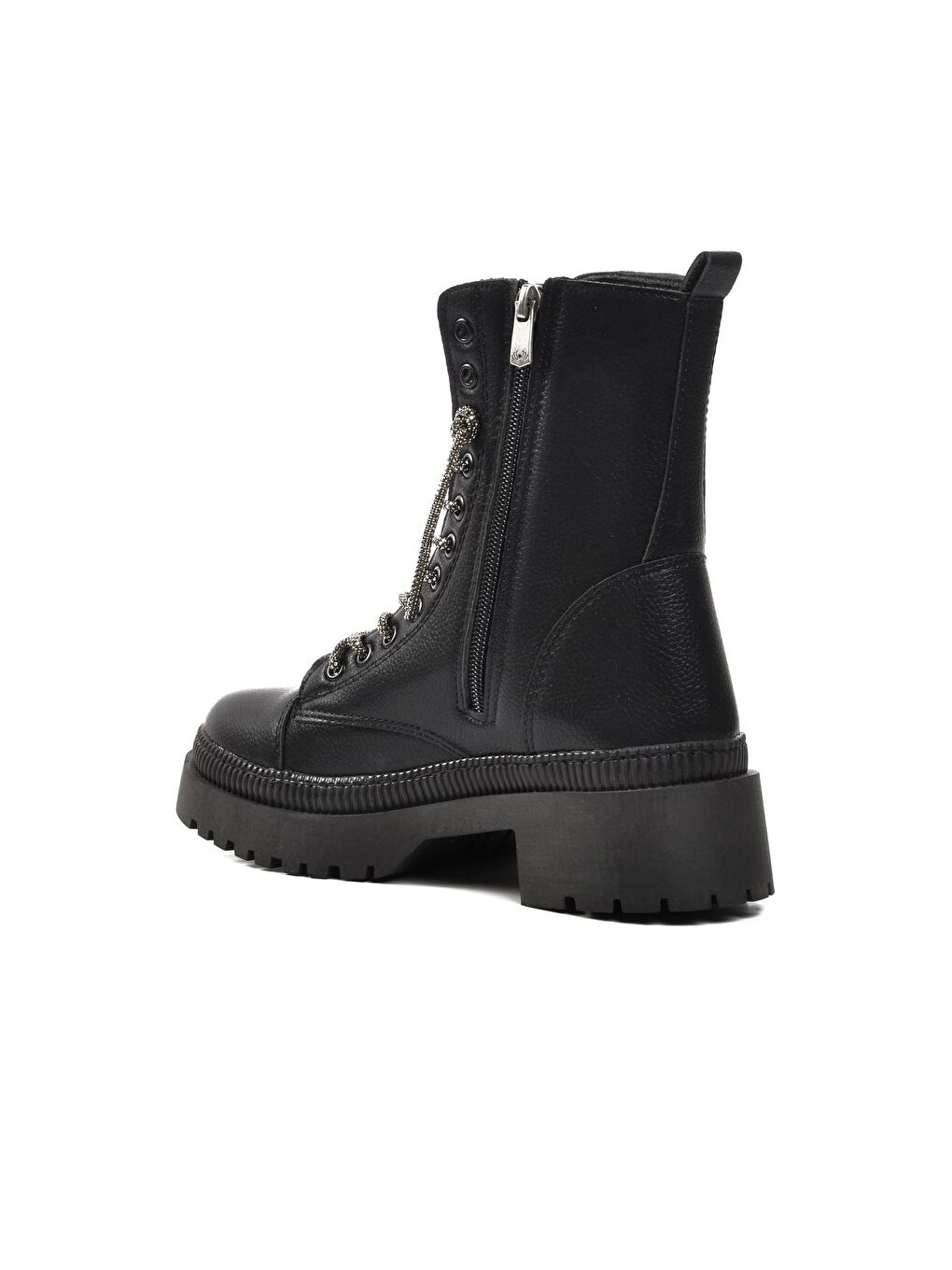 378085 Siyah İçi Polarlı Kadın Postal Bot-3