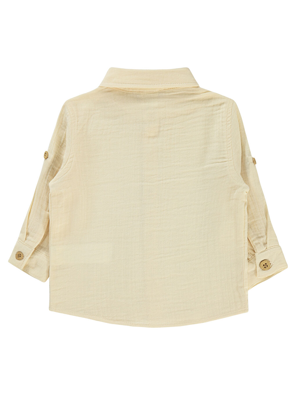 Baby Erkek Bebek Gömlek 6-18 Ay Bej-1