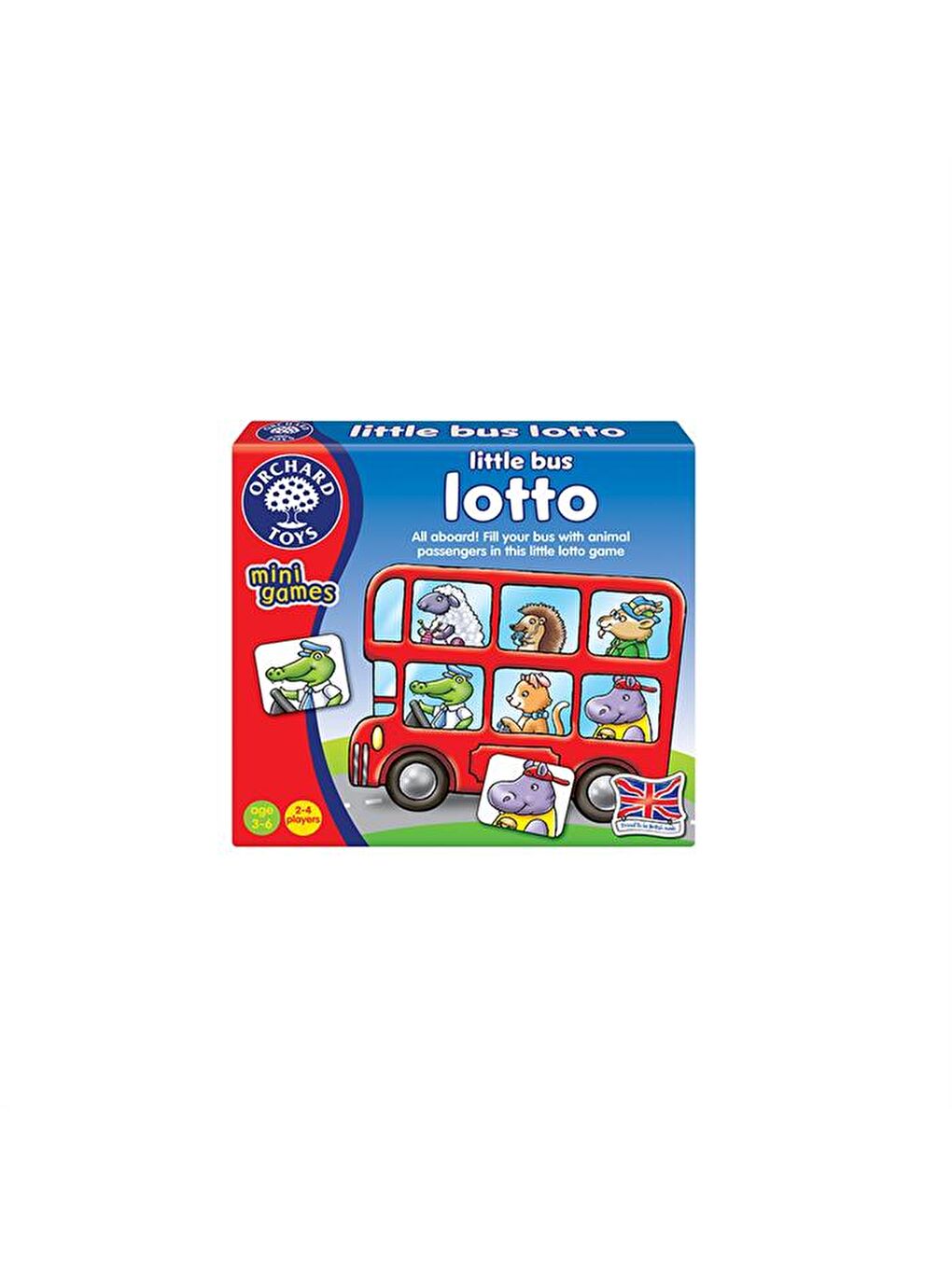 Orchard Karışık Little Bus Lotto (Renkli Otobüsler)